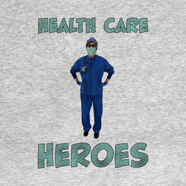 Health Care Heroes 2 - Woman in PPE by StephJChild